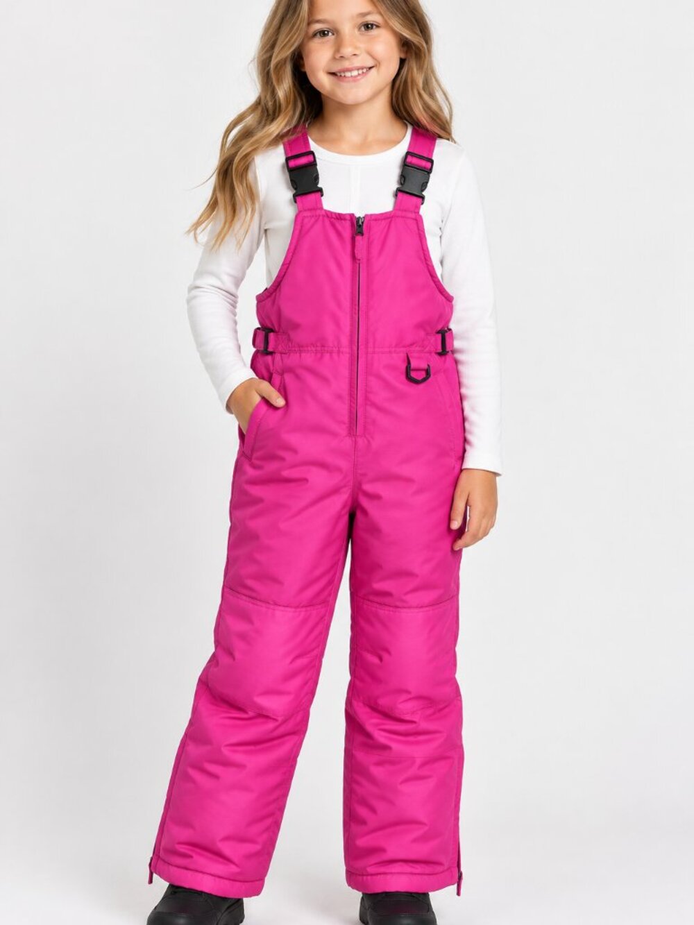 NWT Xtreme Outfitters Girls Snow Bibs 5/6 Berry Jam Pink